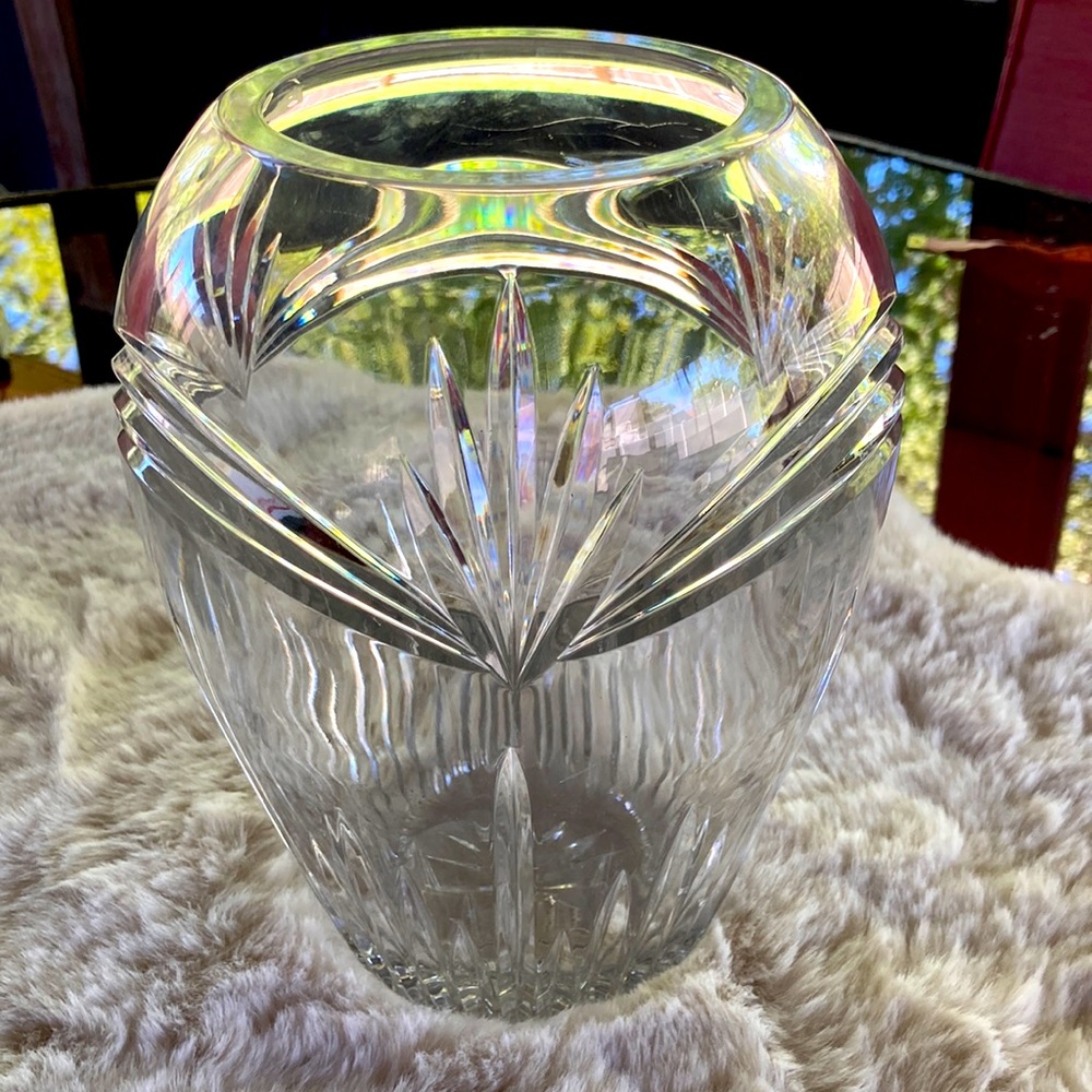 Exquisite Marquis by Waterford Vintage Crystal Calais 10” Hand-cut Vase